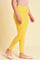 Yellow Cotton Jersey Tights