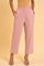 Pink Straight Fit Trouser Pants