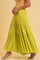 Green Tiered Solid Sharara