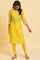 Yellow Embroidered Festive kurta Set