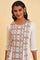 Ecru Printed Summer kurta Set