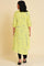 Green Asymmetrical kurta Set