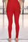 Red Solid Cotton Tight