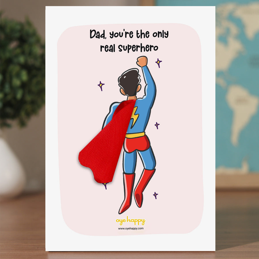 Superdad Cape Card