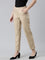 Women Light Beige Chinos Trousers