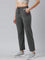 Women Solid Antra Melange Mid Rise Track Pant