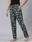 Women Printed Blacks Woven Viscose Lounge Pants