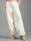 Cream Parachute Pants