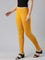 Bright Mustard Cotton Stretch Ankle Length Leggings