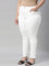 Women Solid White Super Stretch Jeggings