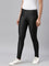 Women Black Slip On Knit Jeggings