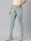 Women Solid Dusty Blue Super Stretch Jeggings