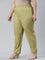 Women Solid Light Pista Comfort Fit Cotton Pants