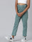 Girls Solid Teal Super Stretch Jeggings