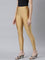 Bright Gold Nylon Stretch Shimmer Leggings