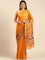 Mustard Kota Saree With Kalamkari Appliqué Work On Pallu