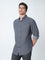 WES Casuals Charcoal Relaxed Fit Shirt