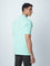 WES Casuals Light Mint Relaxed-Fit Polo T-Shirt