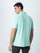 WES Casuals Light Mint Slim-Fit Polo T-Shirt