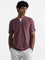 ETA Purple Slim Fit T-Shirt