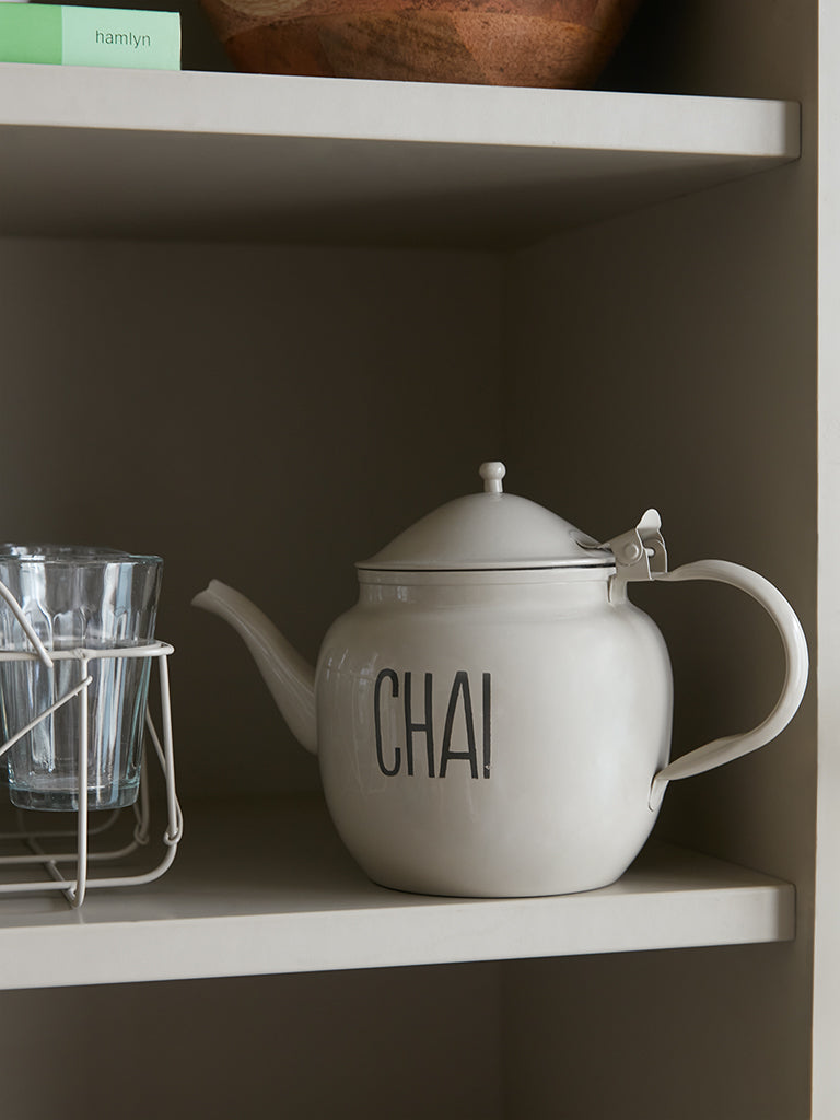 Westside Home Off White Chai Kettle