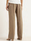 Wardrobe Beige Solid Trousers