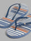 LUNA BLU Blue Striped Flip-Flop