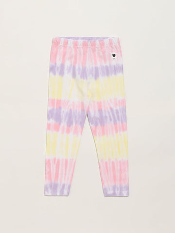 HOP Kids Multicolor Tie-Dye Leggings