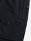 Y&F Kids Black Cargo-Styled Mid Rise Trousers