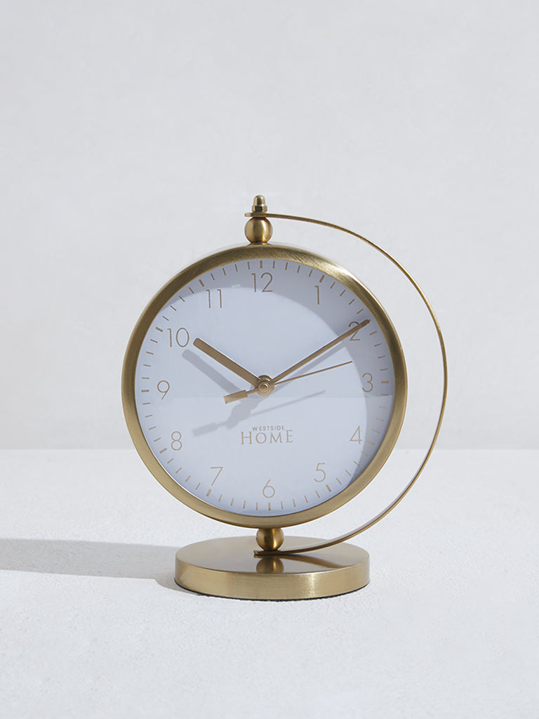 Westside Home Gold Round Clock