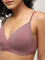 Wunderlove Mauve Ribbed Textured Padded Bra