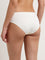 Wunderlove Off-White Lace Design Hi-Leg Brief