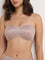 Wunderlove Light Taupe Lace Design Padded Bra