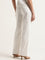 Wardrobe Off-White Striped Straight-Leg Trousers