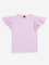 Y&F Kids Pink Ribbed T-Shirt