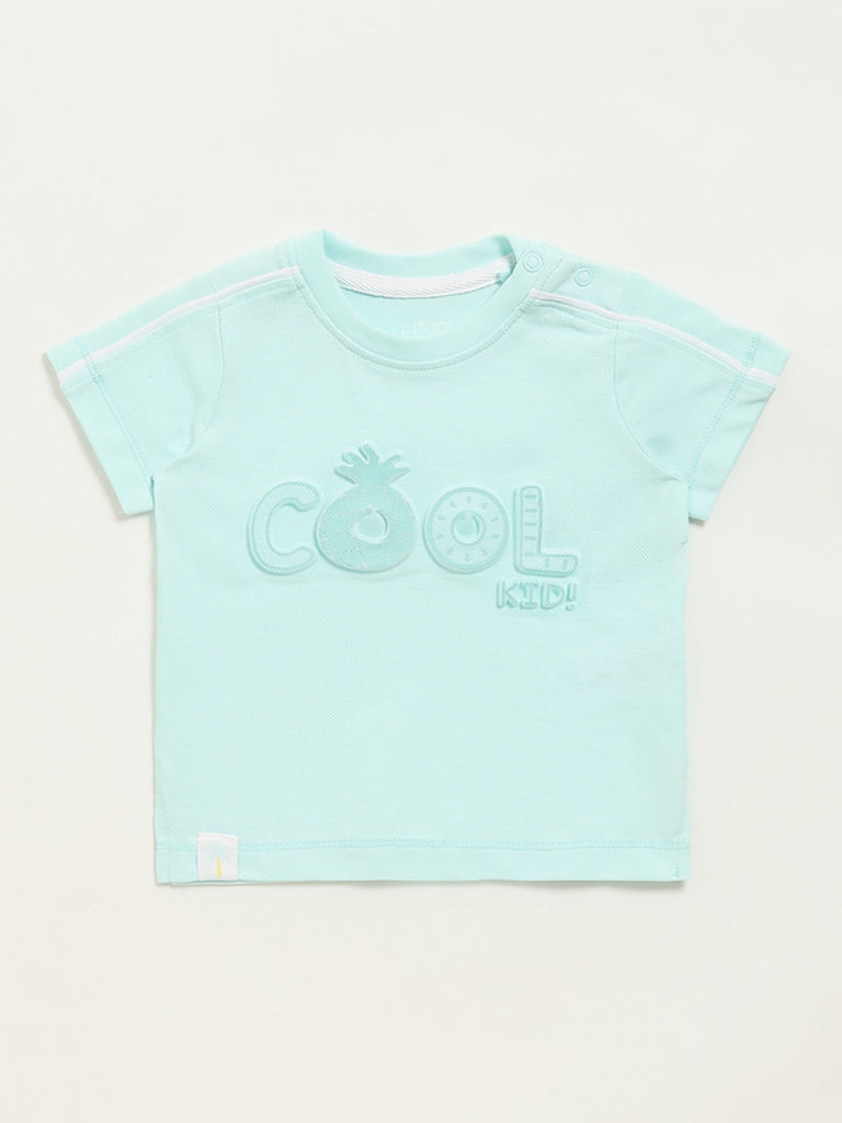 HOP Baby Mint Text Design T-Shirt