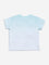 HOP Baby Blue Text Design T-Shirt