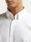 Ascot White Solid Relaxed Fit Shirt