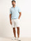 Ascot Light Blue Relaxed-Fit Polo T-Shirt