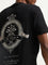 Nuon Black Slim-Fit Printed Cotton T-Shirt