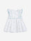 HOP Baby White Printed A-line Dress