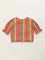 Utsa Kids Multicolour Stripe Patterned Cotton Top (8 -14yrs)