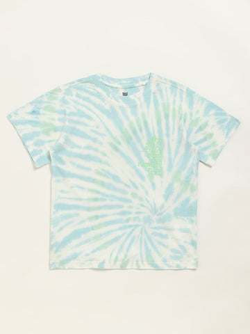 Y&F Kids Blue Tie-Dye T-Shirt