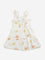 HOP Kids Off-White Sun Printed Tiered A-Line Dress