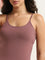 Wunderlove Dark Mauve Solid Camisole