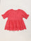 Utsa Kids Coral Schiffli Design Cotton Dress (8 -14yrs)