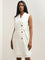 Wardrobe Ivory Shirt Dress with Belt