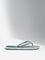 LUNA BLU Green Colour-Blocked Flip-Flop