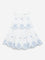 HOP Baby White Embroidered A-Line Cotton Dress