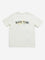 Y&F Kids Off-White Text Design Cotton T-Shirt